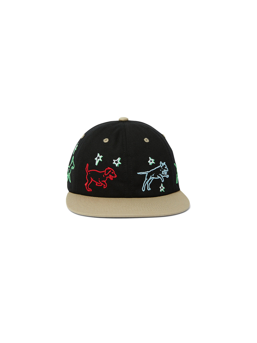 Fetch 6 Panel Snapback Black
