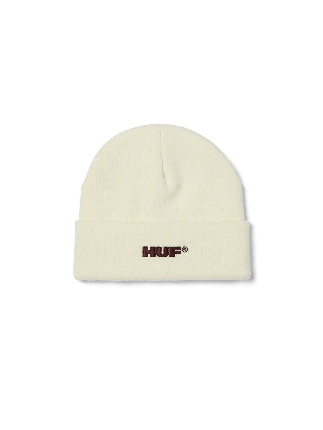 All Caps Cuff Beanie Cream