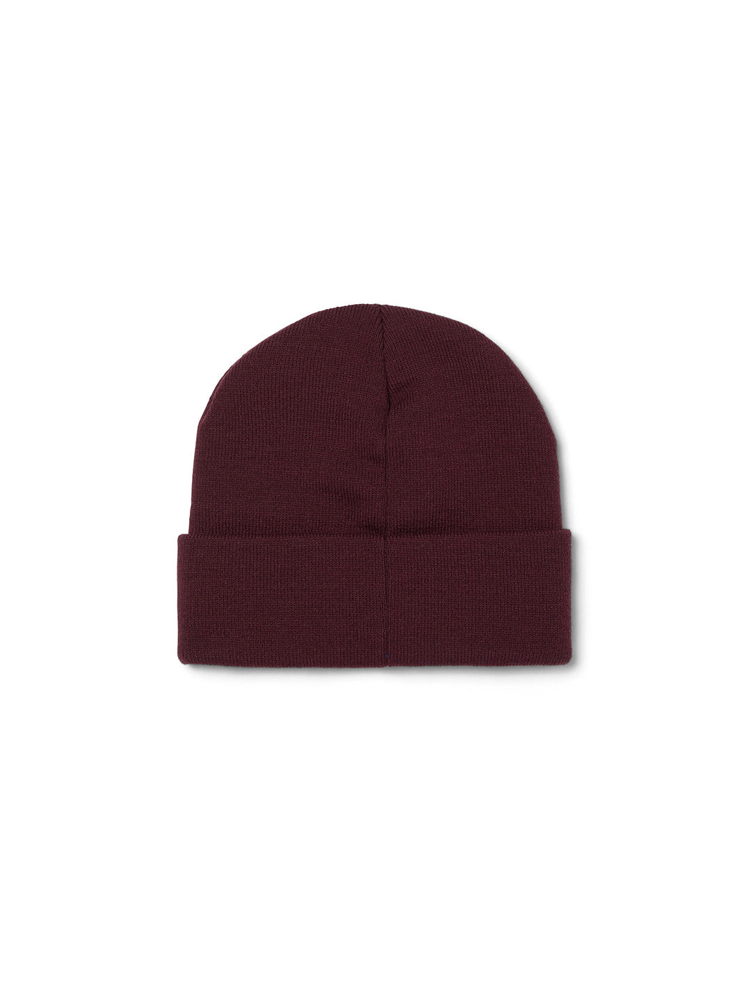 All Caps Cuff Beanie Burgundy