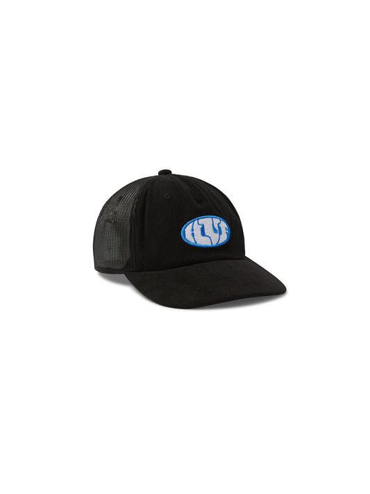 Warped Trucker Hat Black
