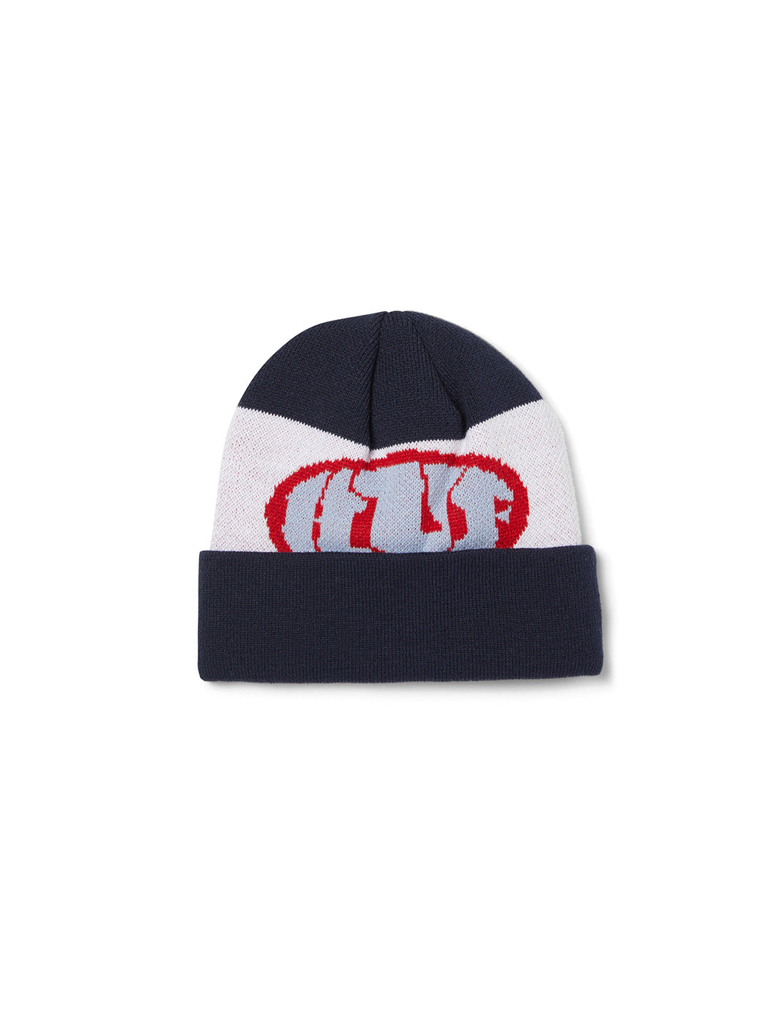 Warped Cuff Beanie Navy Blue