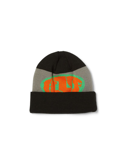 Warped Cuff Beanie Black