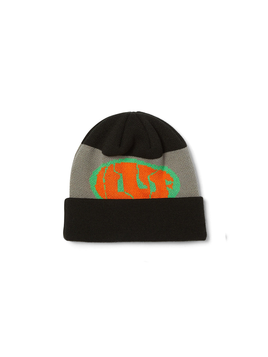 Warped Cuff Beanie Black