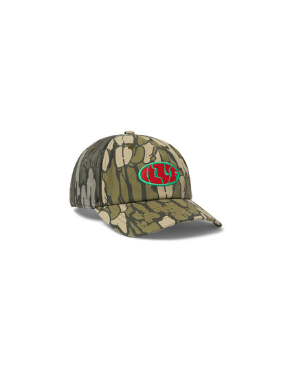 Warped Camo Trucker Hat Green Camo