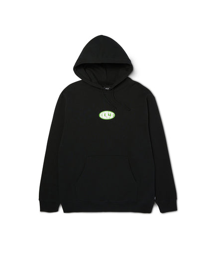Warped Po Hoodie Black