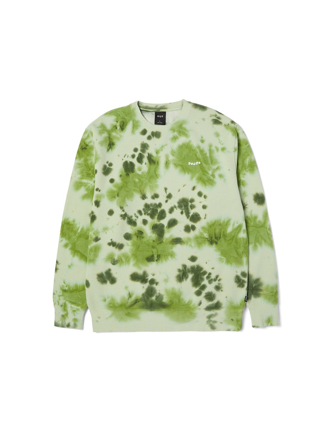 Tie Dye 89 Logo Crew Green