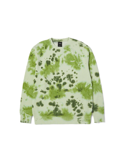 Tie Dye 89 Logo Crew Green