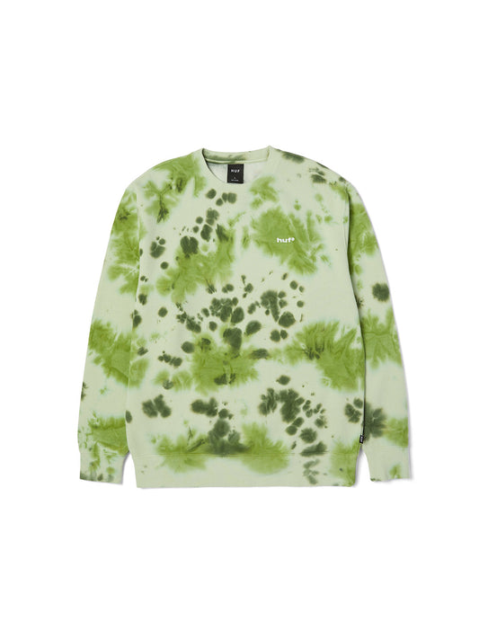 Tie Dye 89 Logo Crew Green