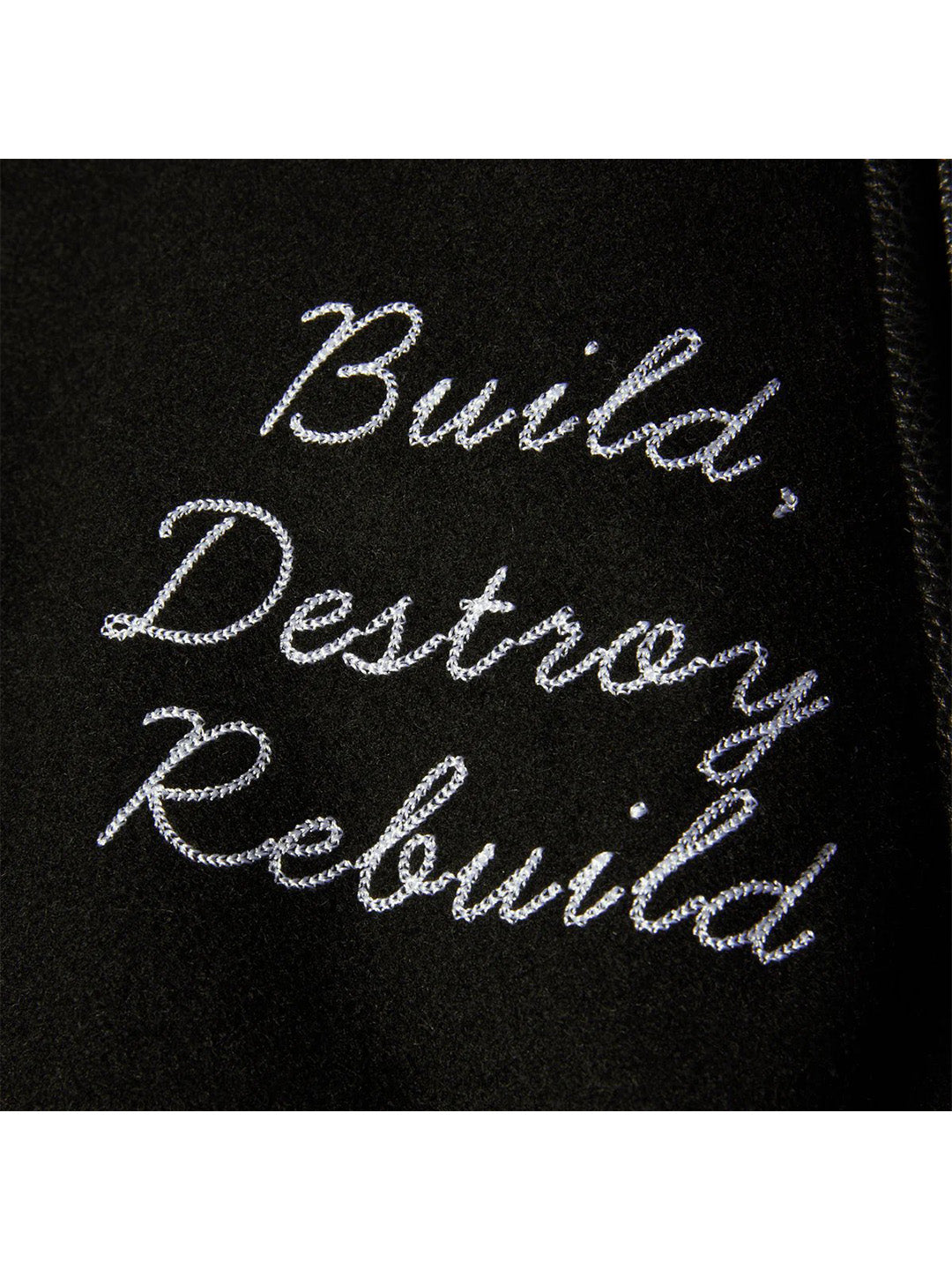 Huf X Greddy Varsity Jacket Black