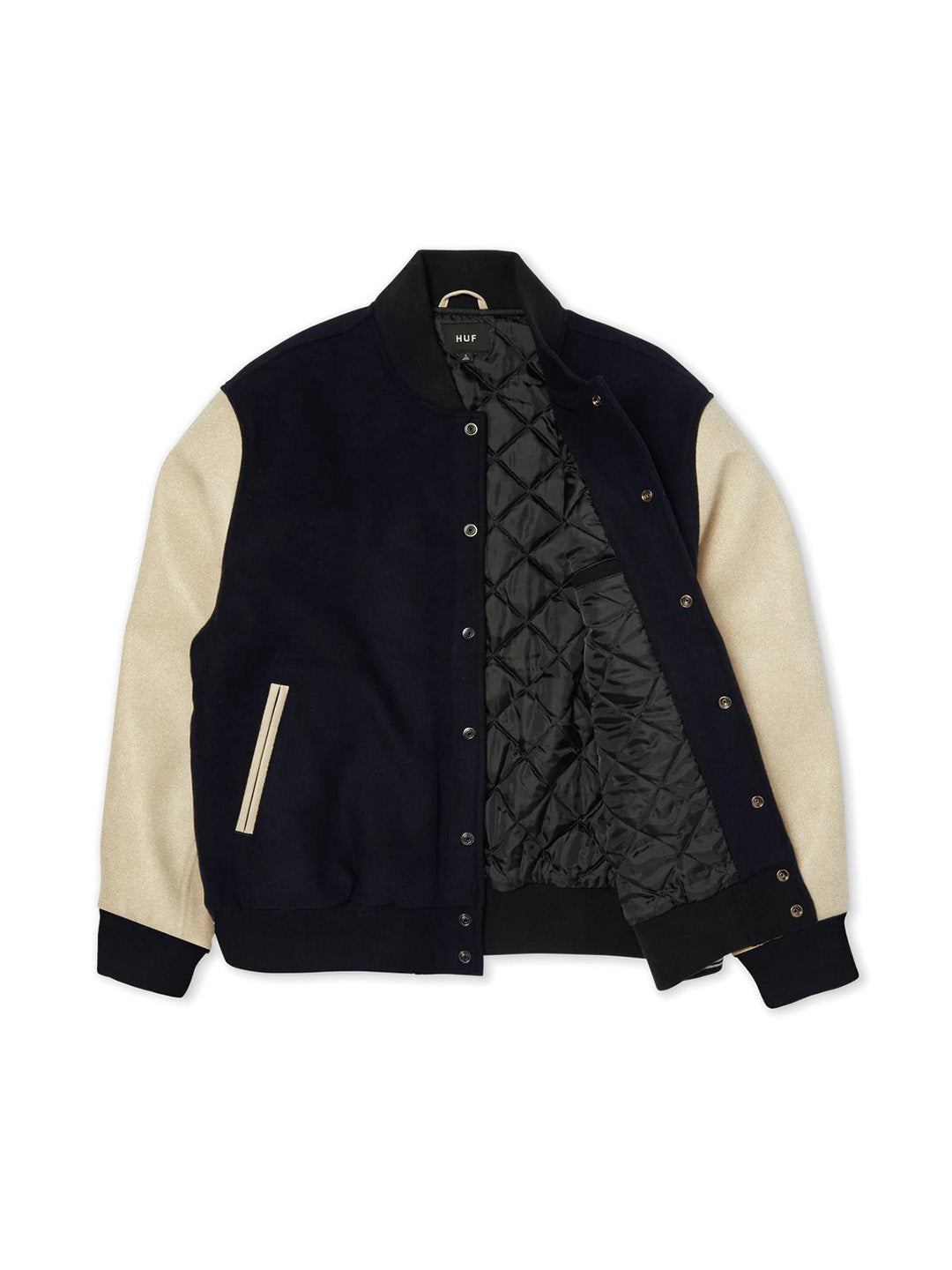 Global Transit Varsity Jacket Navy Blue