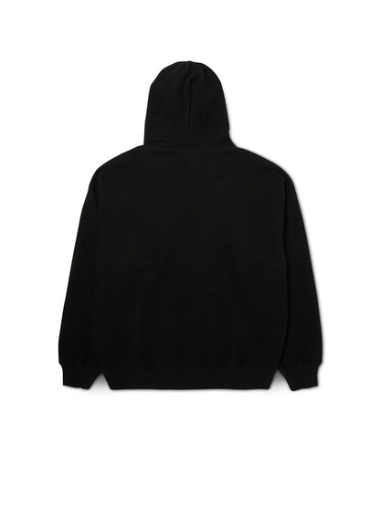 Cracked Arch Inside Out Hoodie Black