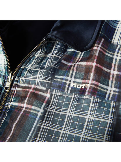 Clothiers Reversible Flight Jacket Navy Blue