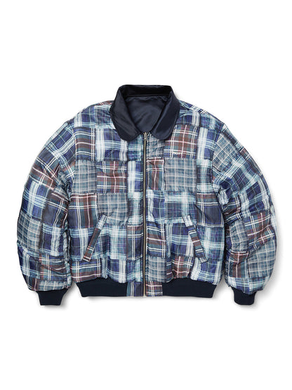 Clothiers Reversible Flight Jacket Navy Blue