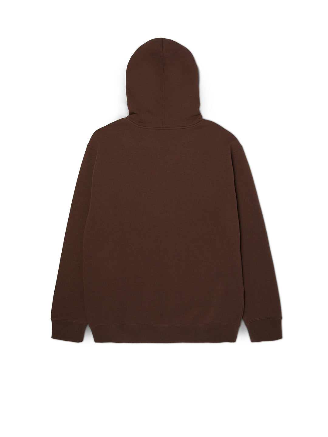 Classic Logo Fz Hoodie Brown