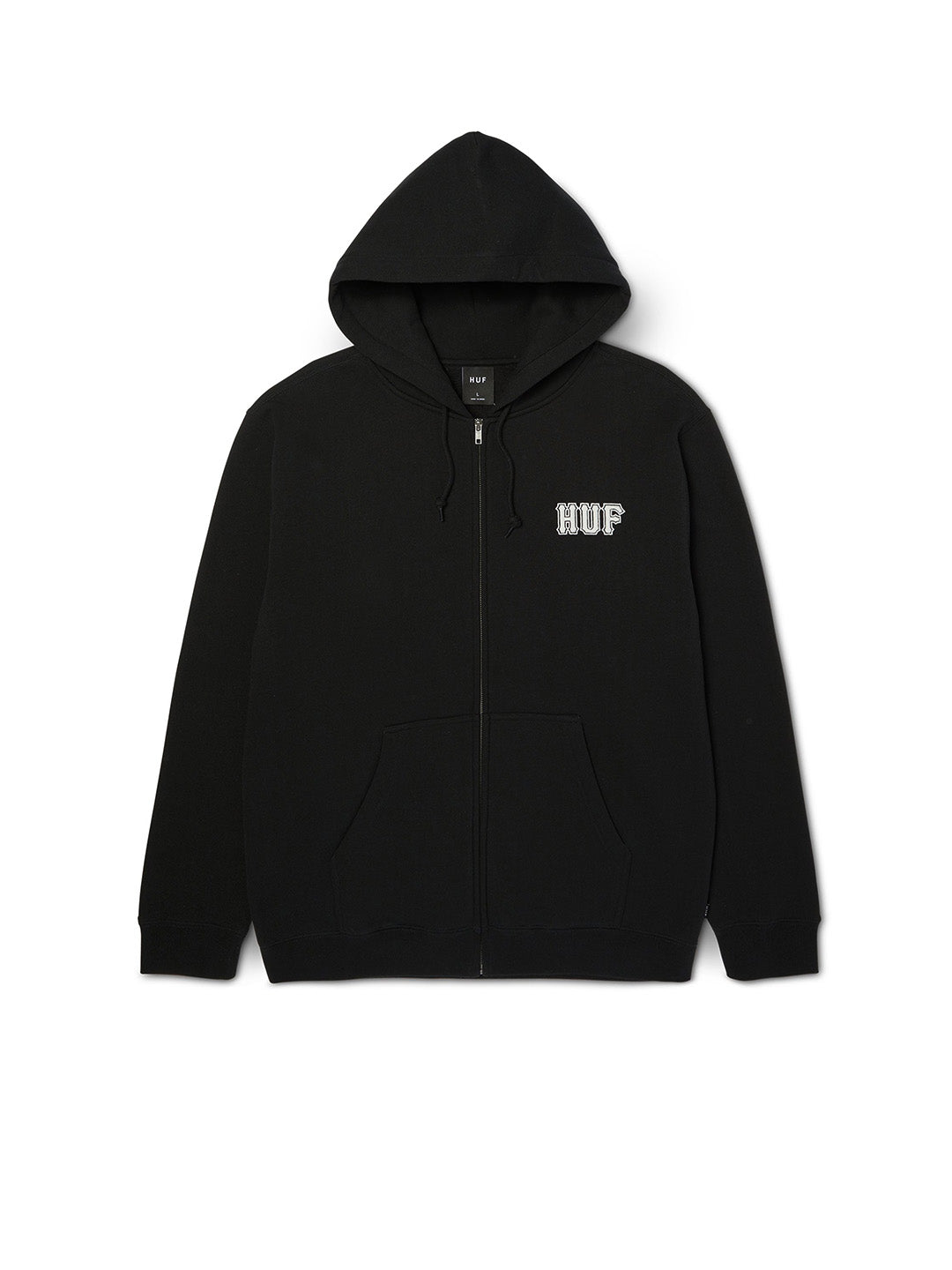 Classic Logo Fz Hoodie Black