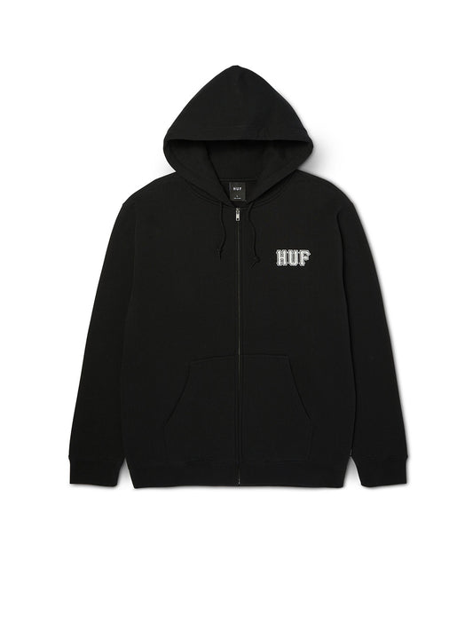 Classic Logo Fz Hoodie Black