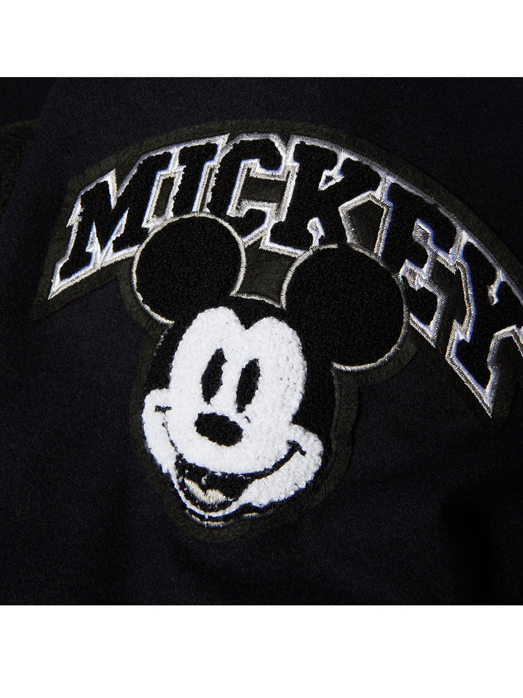 Huf X Mickey Worldwide Tour Varsity Jacket Navy