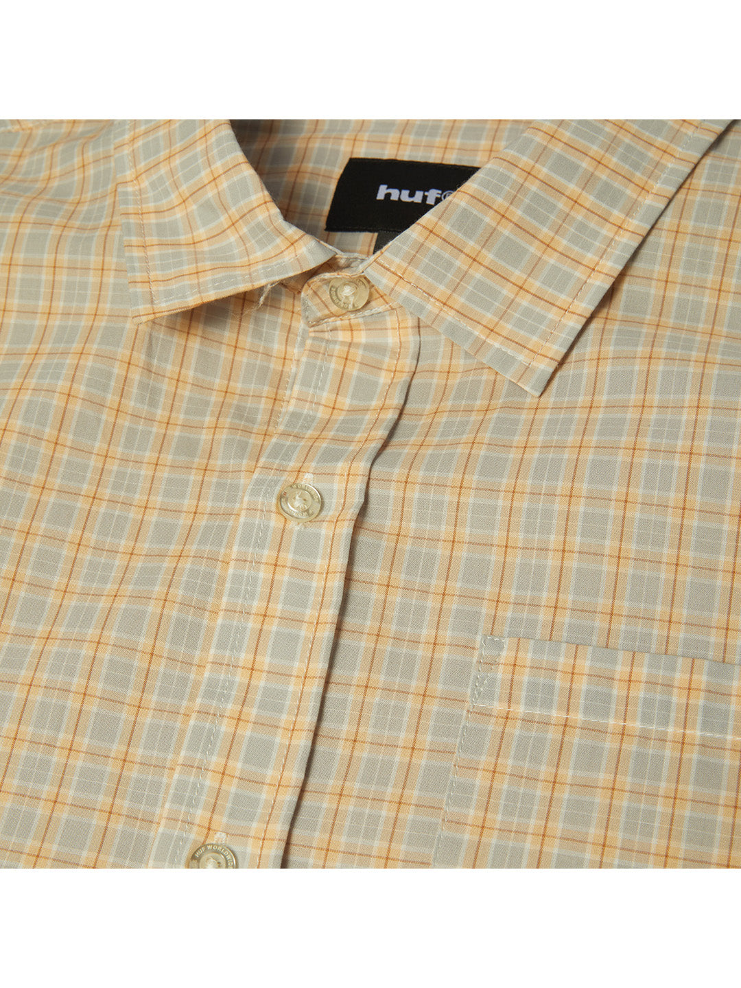 H Star Plaid Shirt Cream
