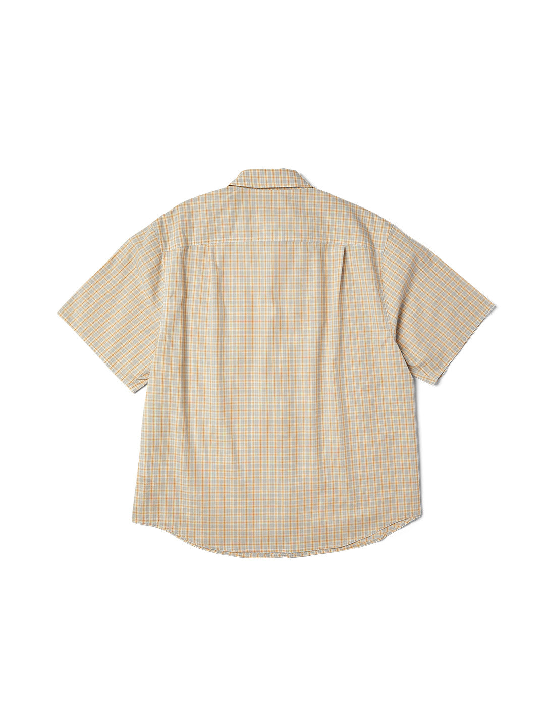 H Star Plaid Shirt Cream