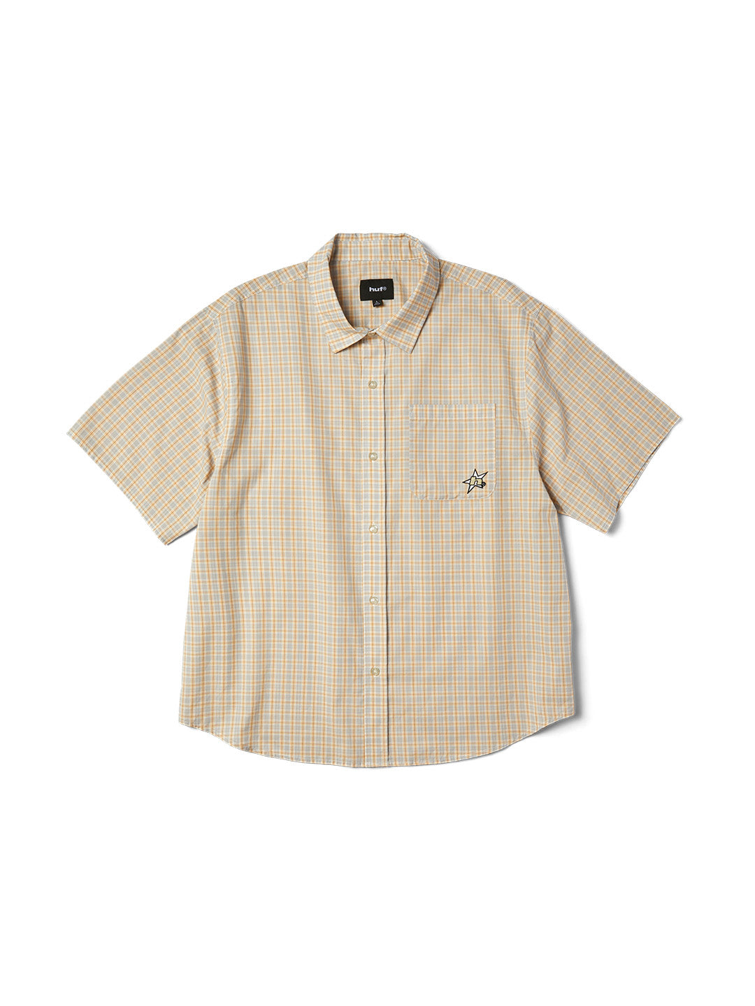 H Star Plaid Shirt Cream