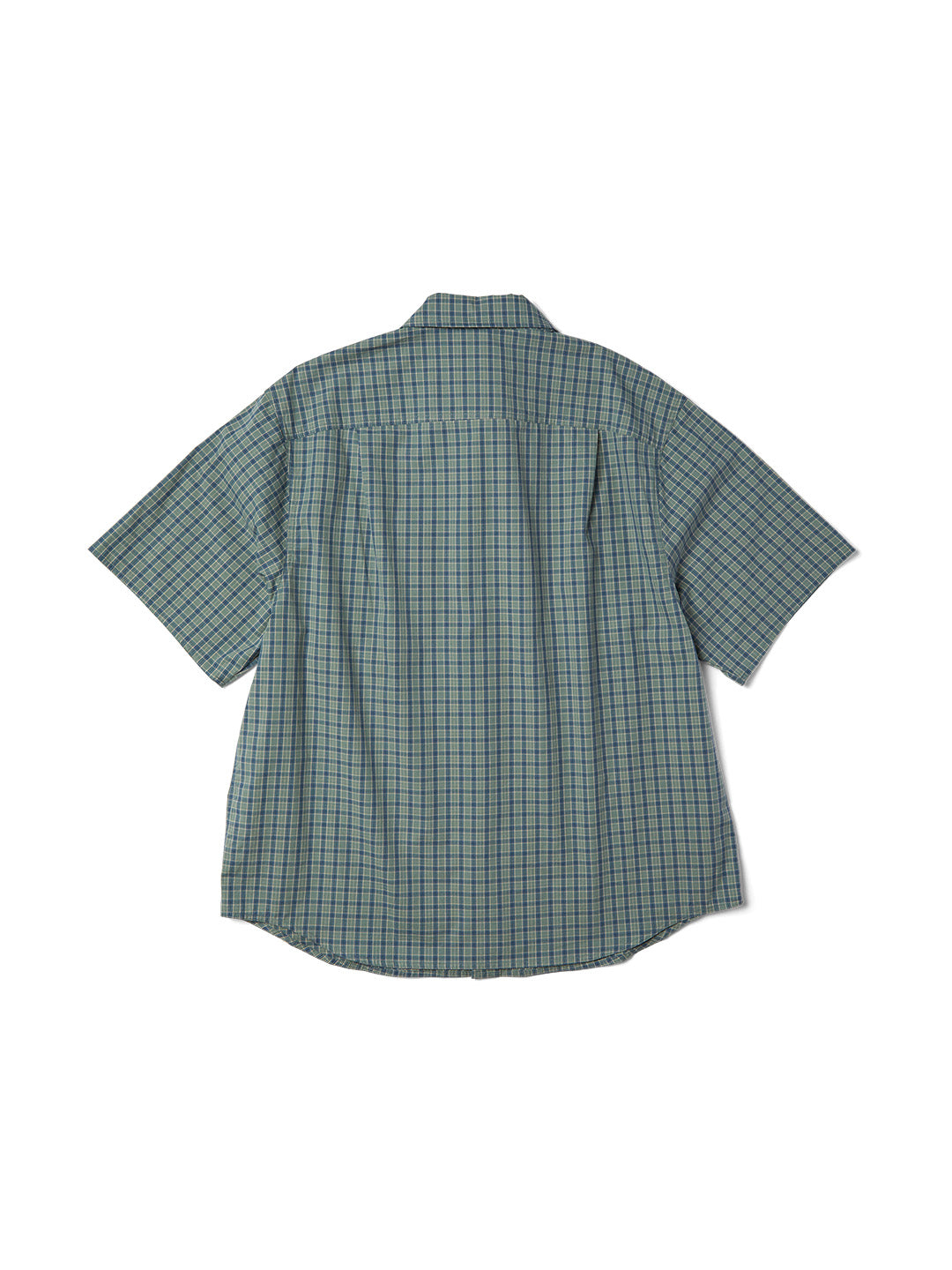 H Star Plaid Shirt Turquoise