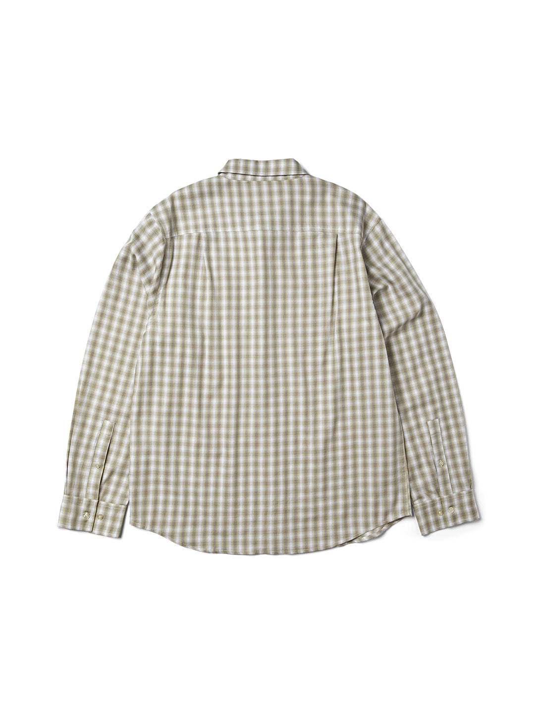H Star Ls Plaid Shirt Cream
