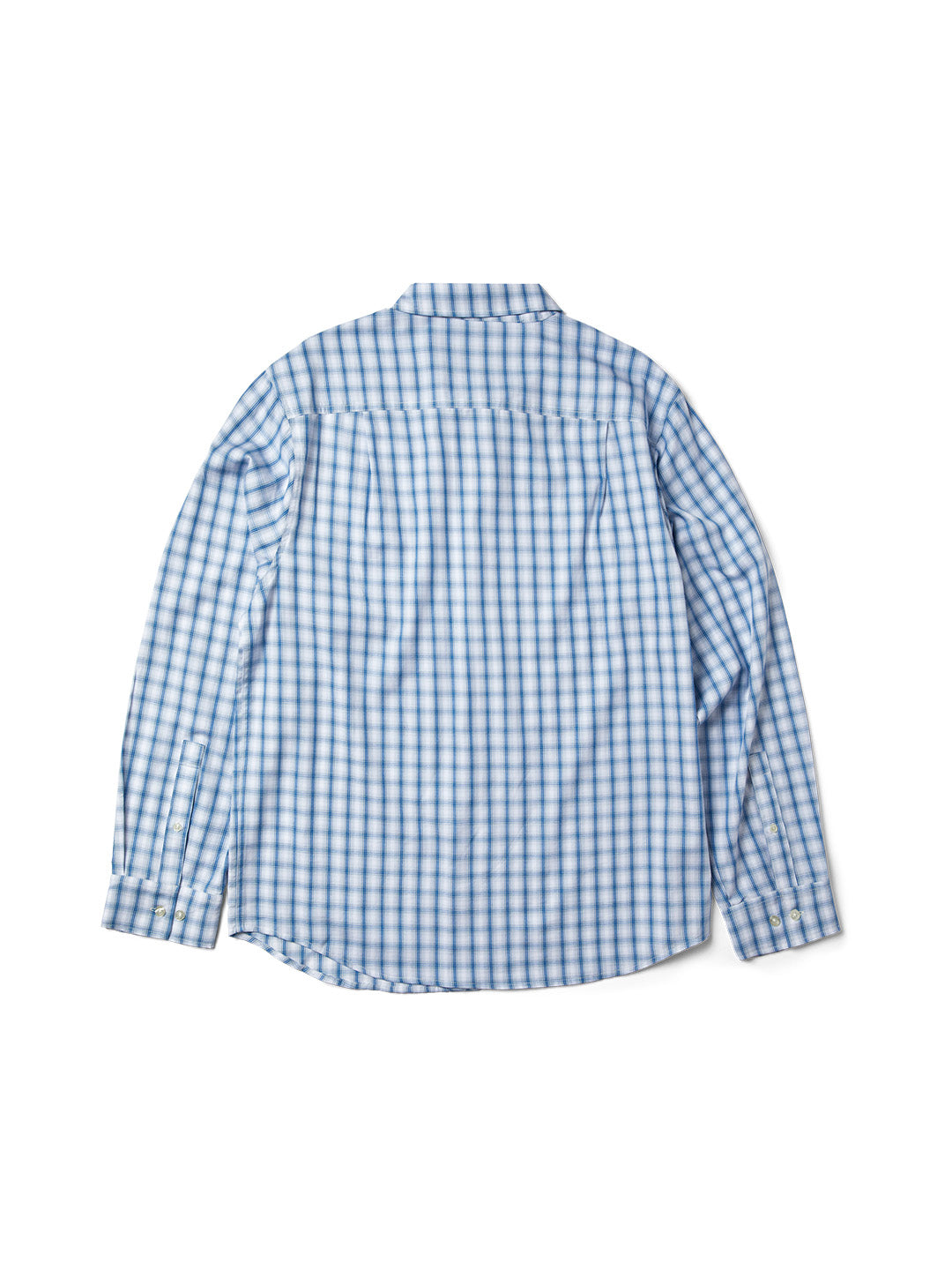 H Star Ls Plaid Shirt Light Blue