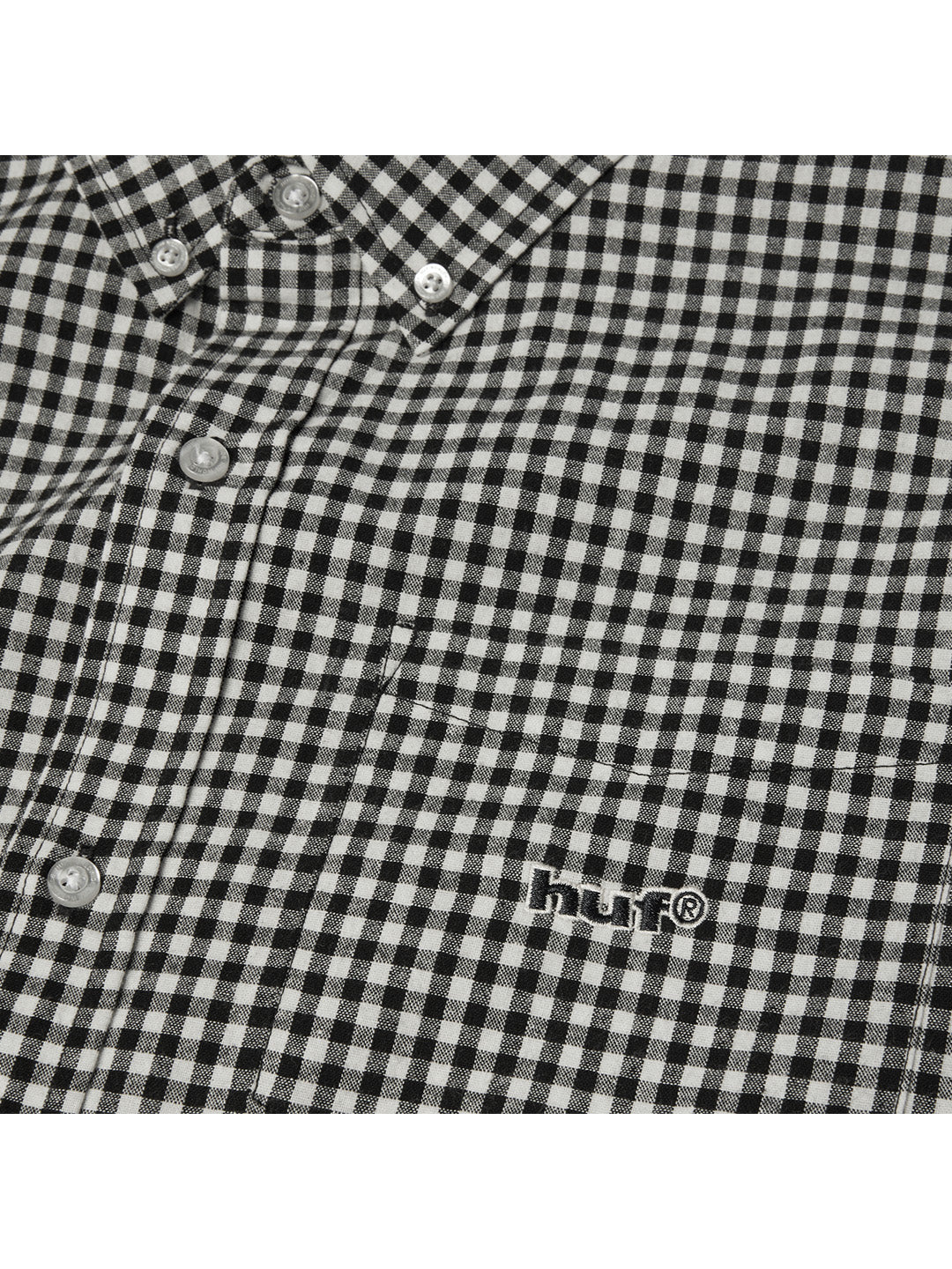 Micro Gingham Oxofrd Shirt Black