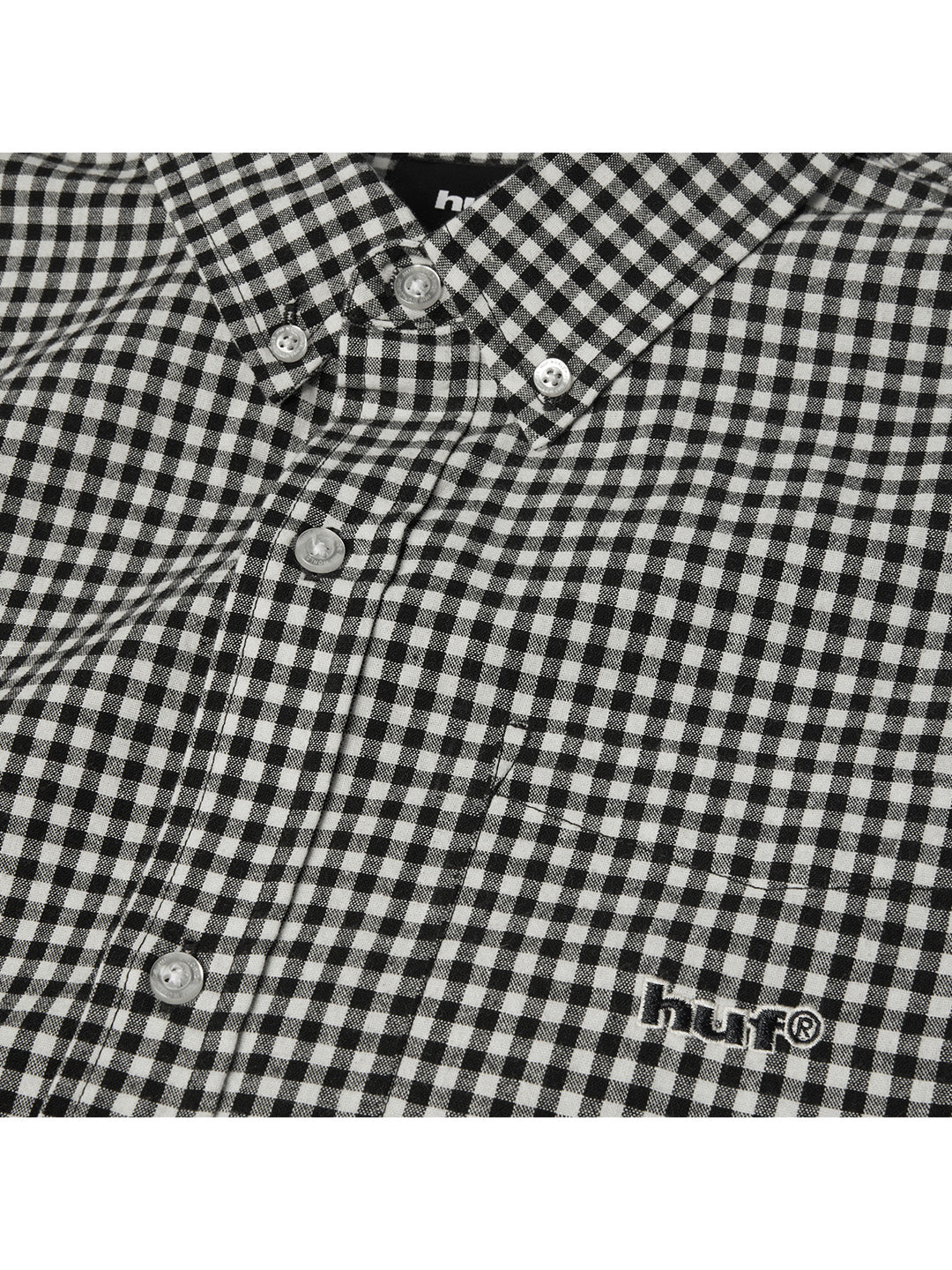Micro Gingham Oxofrd Shirt Black
