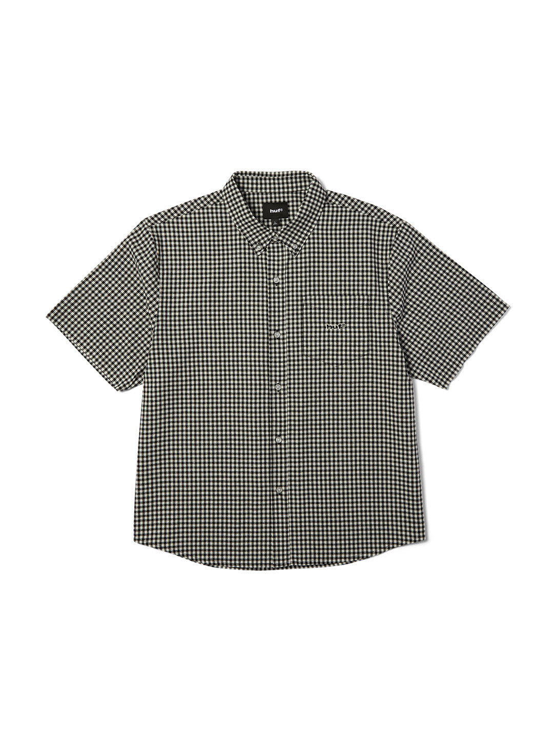 Micro Gingham Oxofrd Shirt Black