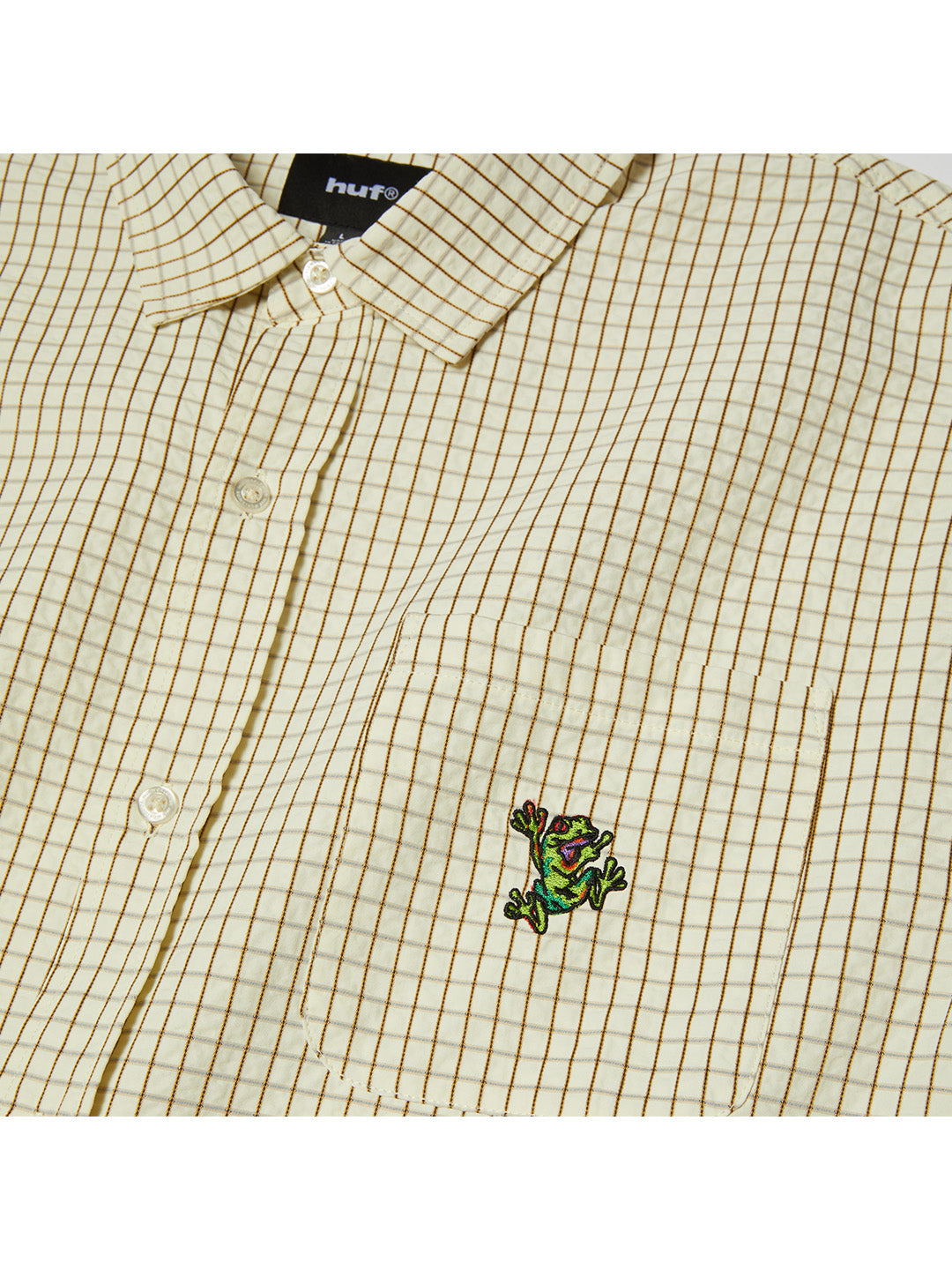 Stuck On You Plaid Shirt Cream