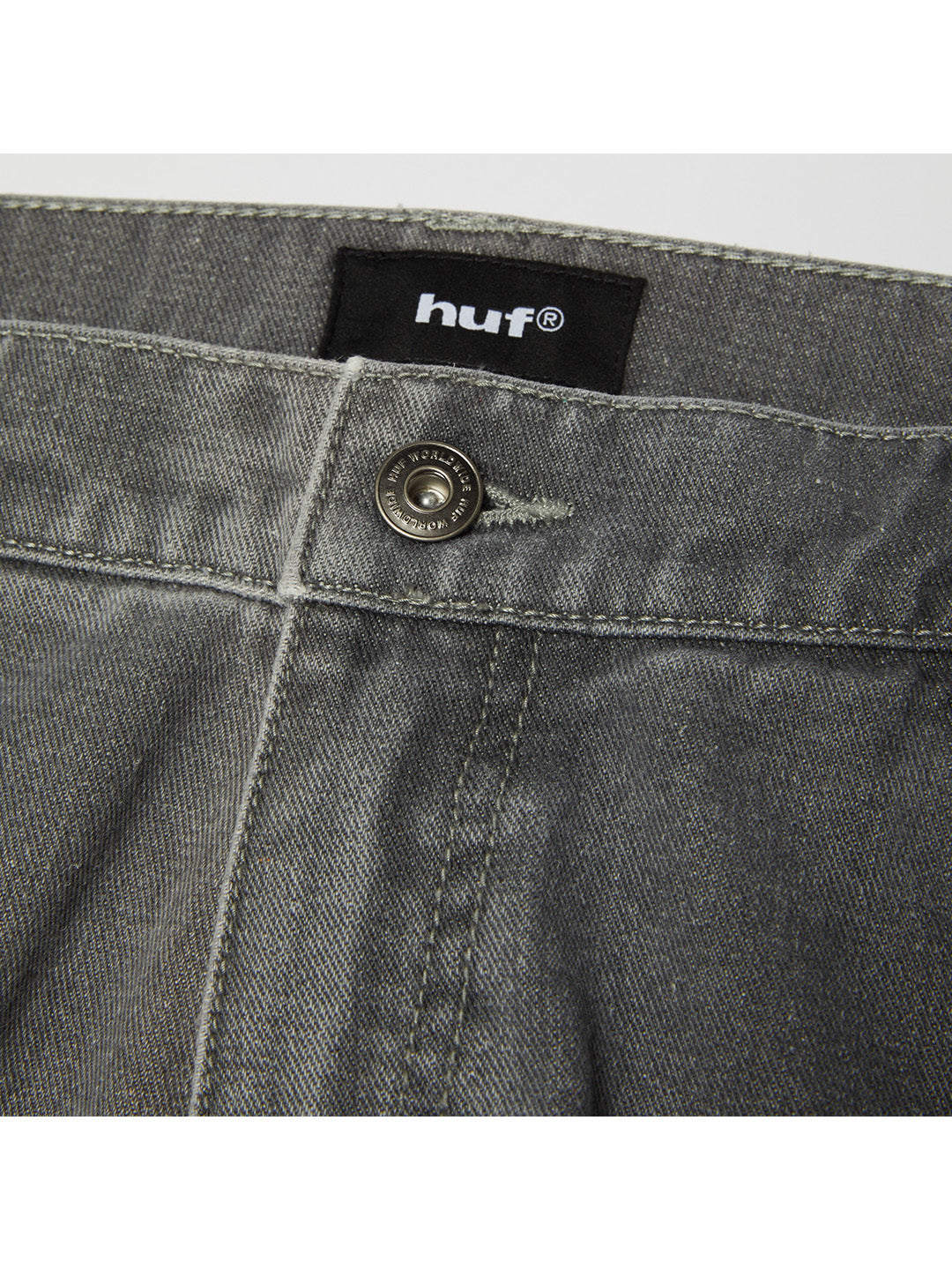 Oval Denim Cargo Short Grey