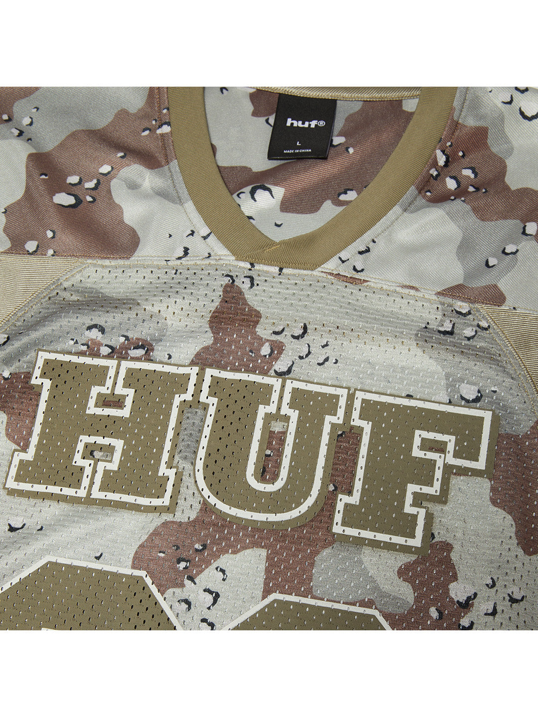Camo Football Jersey Brown