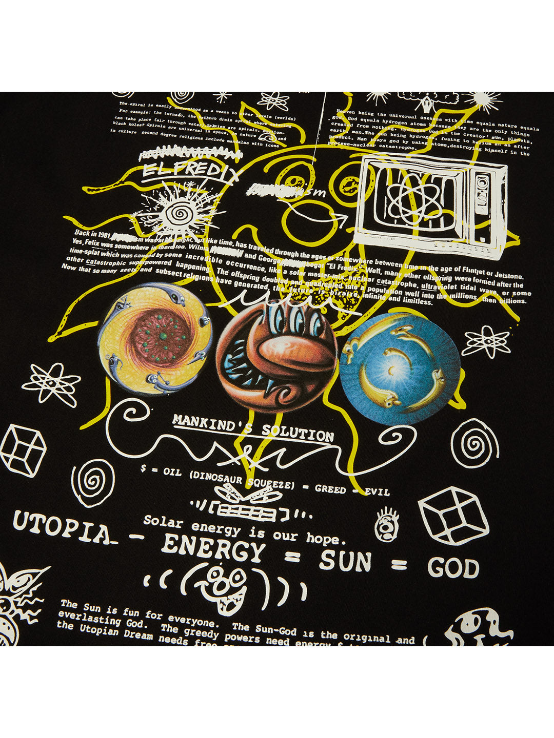 Kenny Scharf Philosophy Tee Black