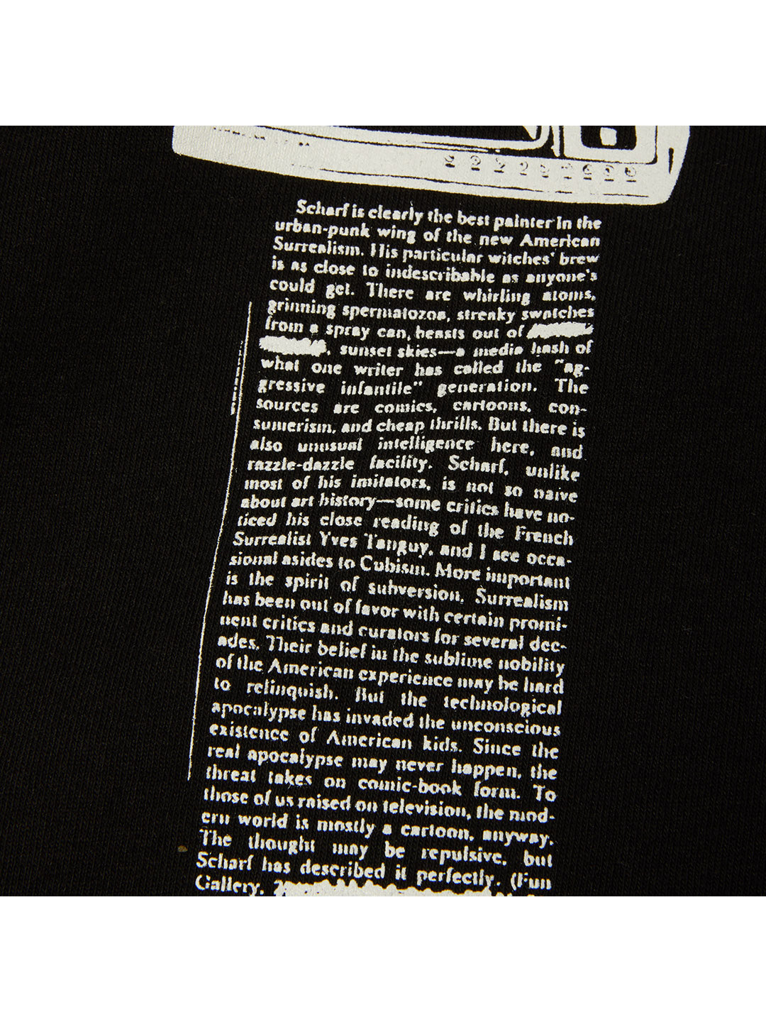Kenny Scharf Philosophy Tee Black