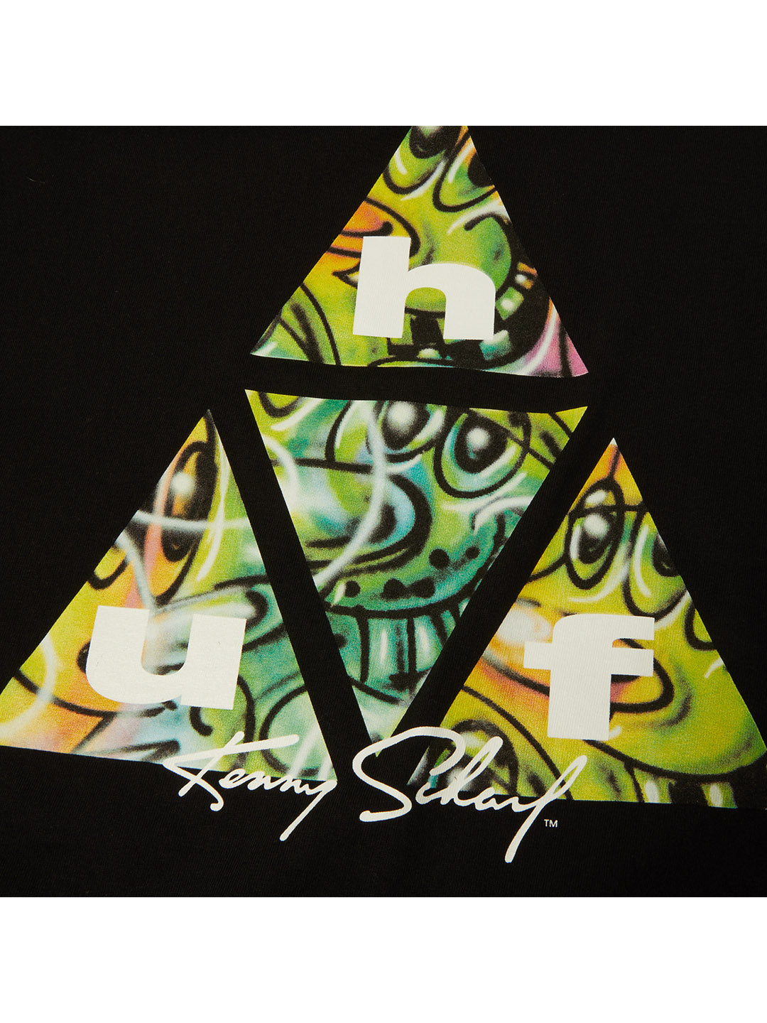 Kenny Scharf Multitud Tee Black