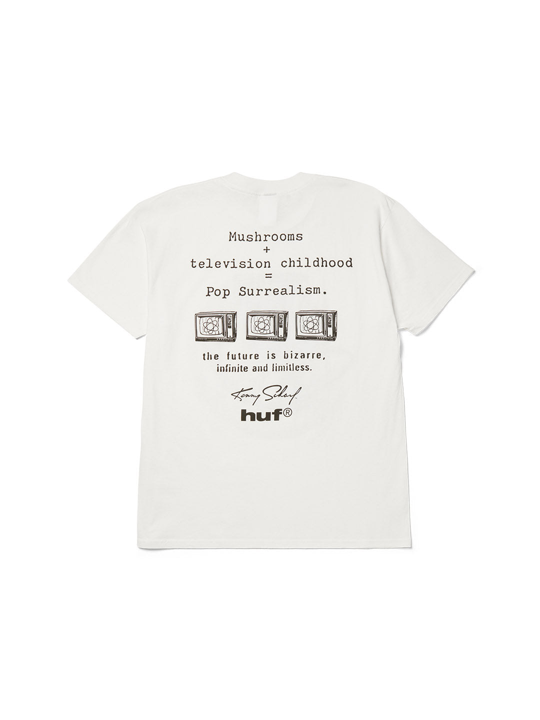 Kenny Scharf Television Childhood Tee White
