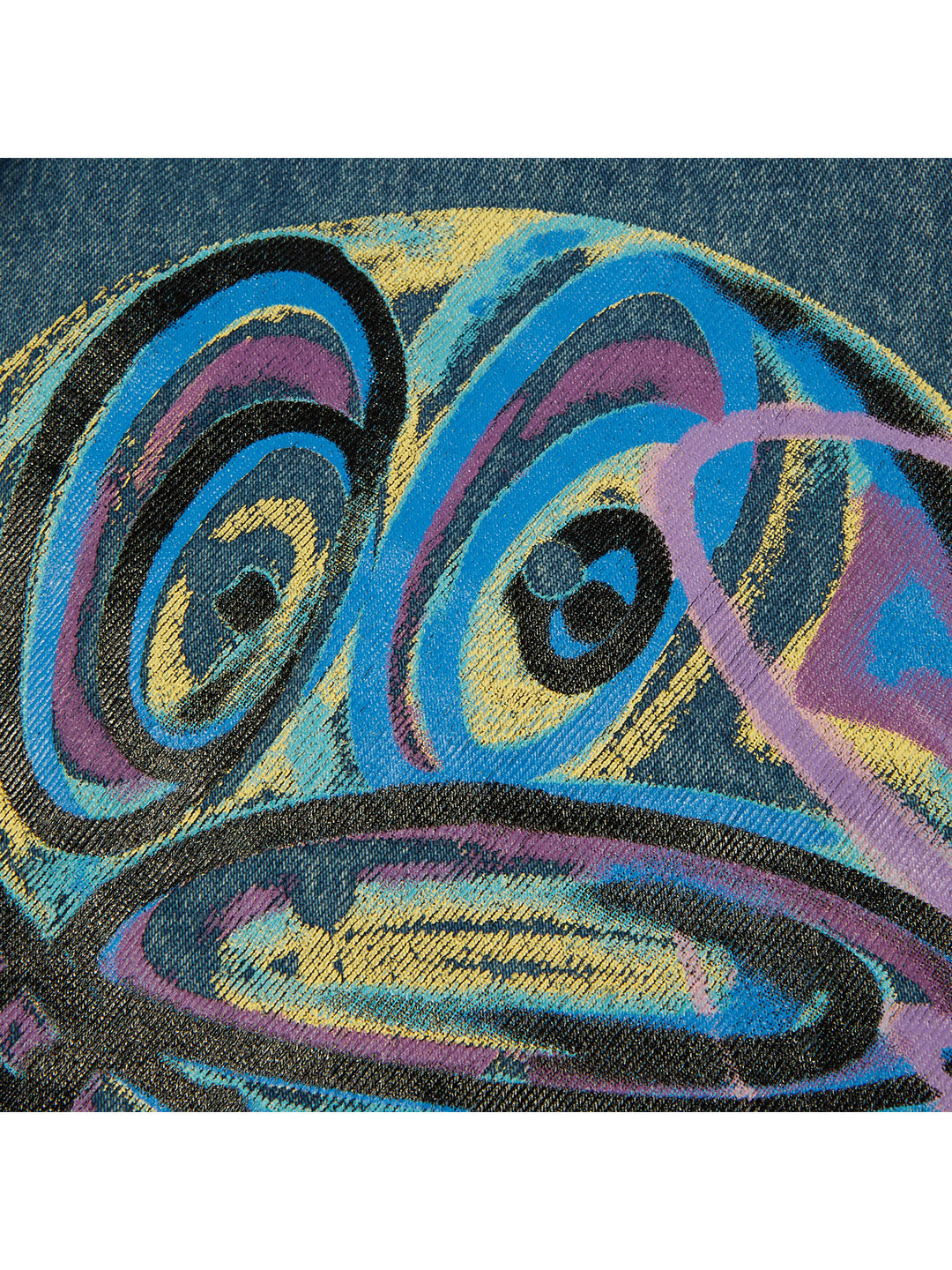 Kenny Scharf Spray Guys Denim Short