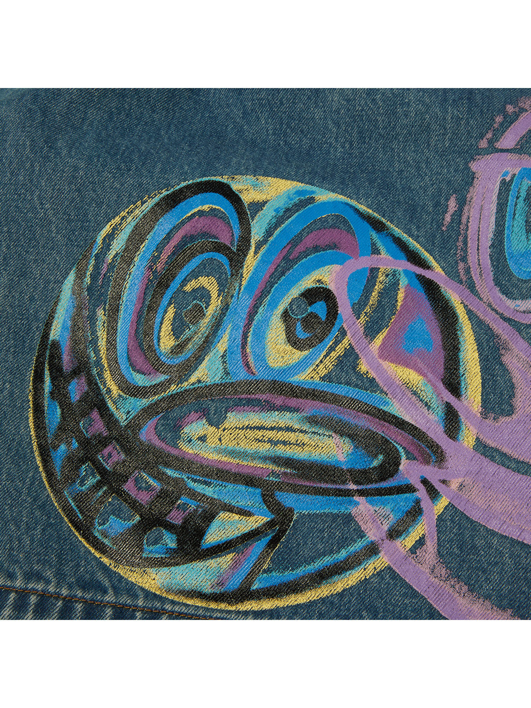 Kenny Scharf Spray Guys Denim Short