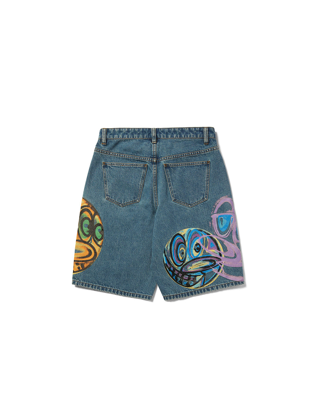 Kenny Scharf Spray Guys Denim Short
