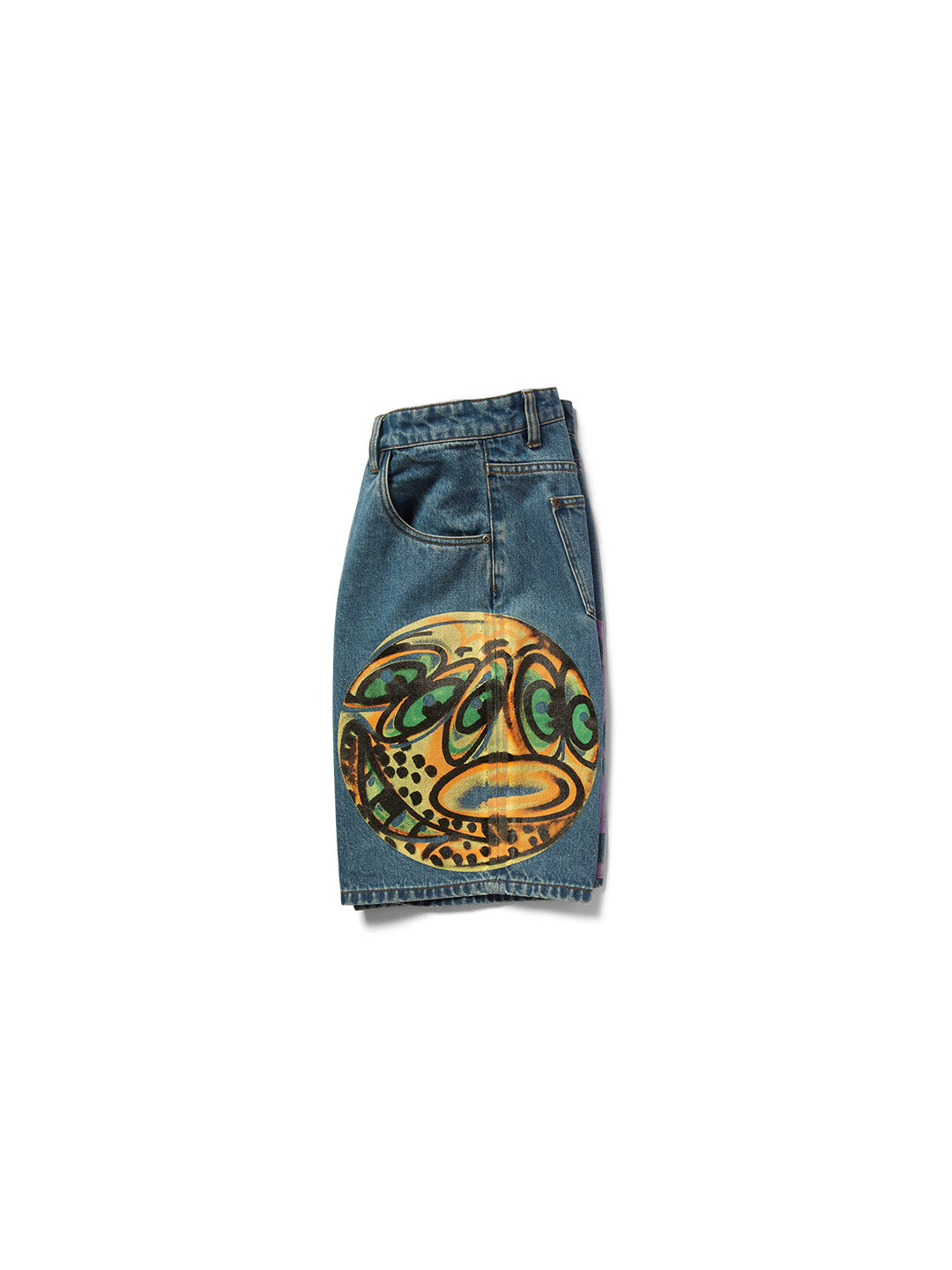 Kenny Scharf Spray Guys Denim Short