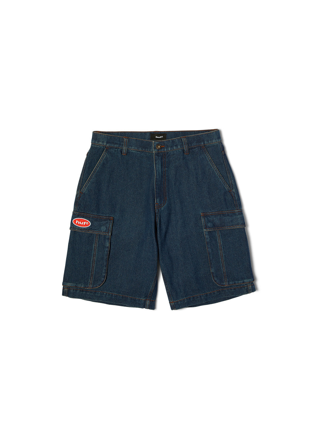 Oval Denim Cargo Short Navy