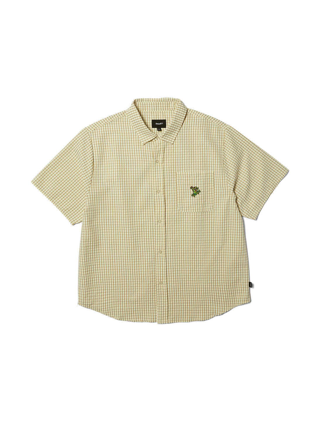 Stuck On You Plaid Shirt Cream