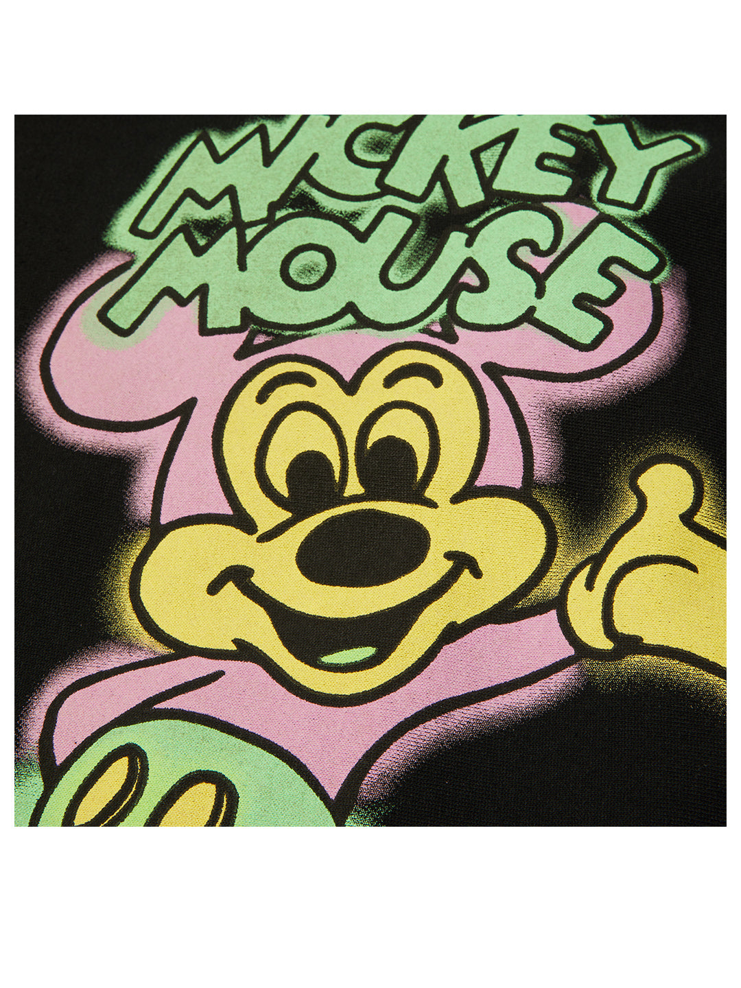 Huf X Mickey Spray Zip Hoodie Black