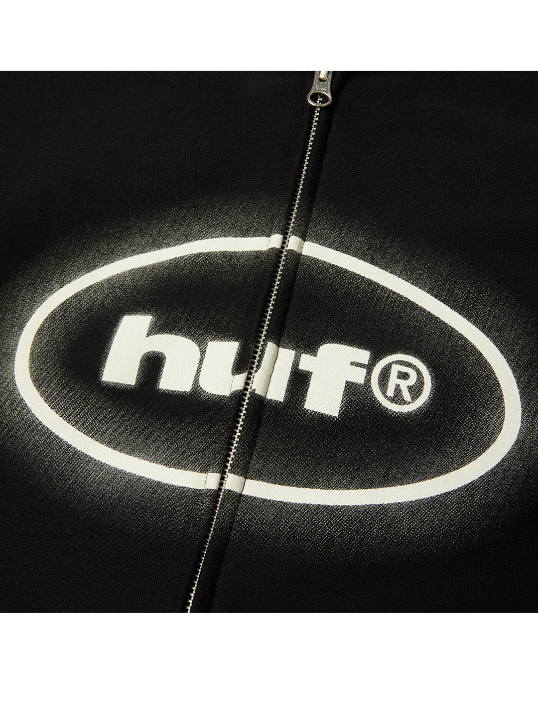 Huf X Mickey Spray Zip Hoodie Black
