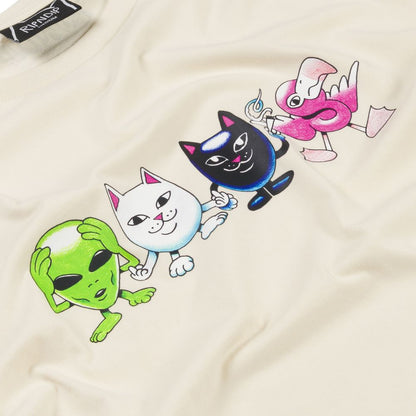 RIPNDIP BESTIE GANG TEE CREAM