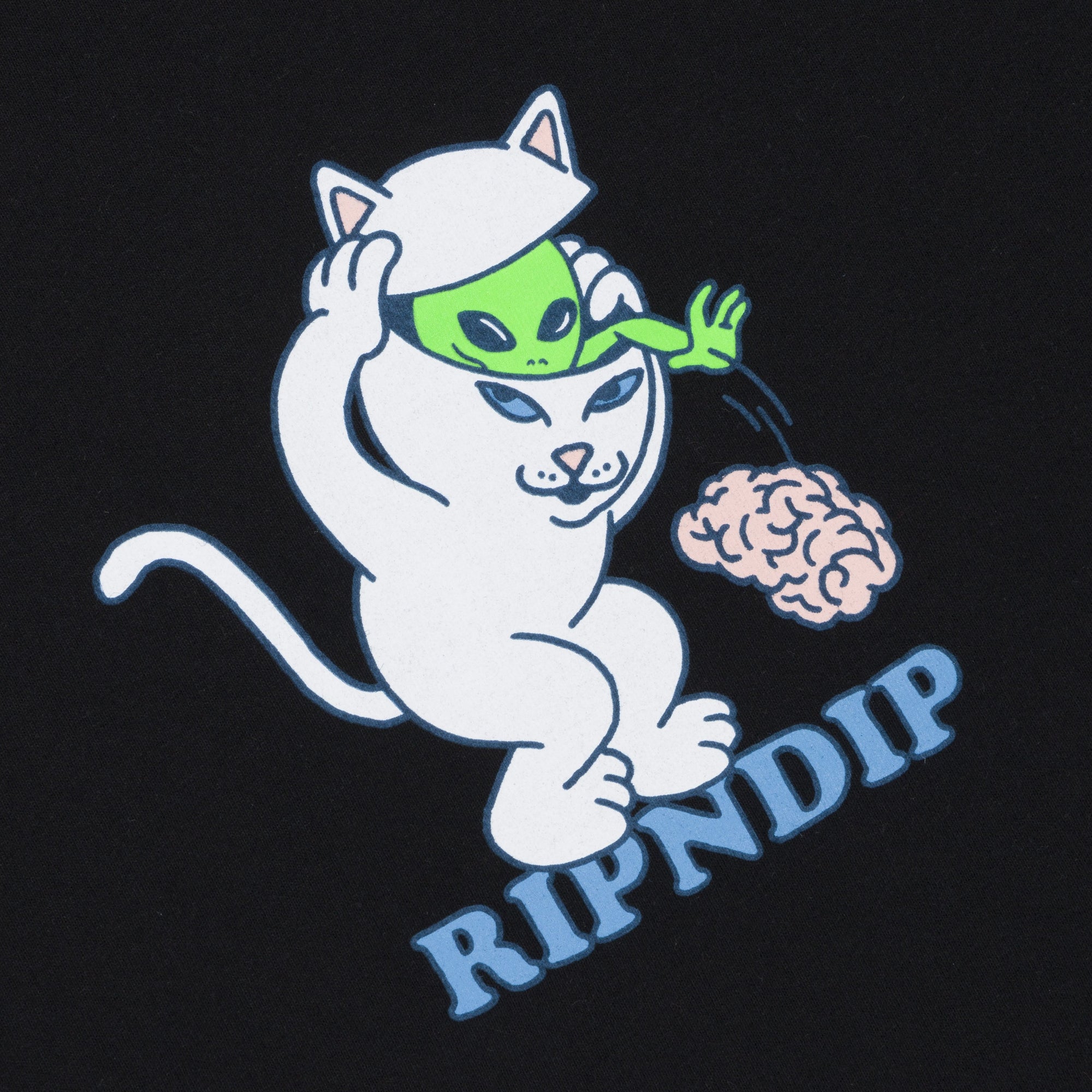RIPNDIP BRAIN DEAD TEE BLACK