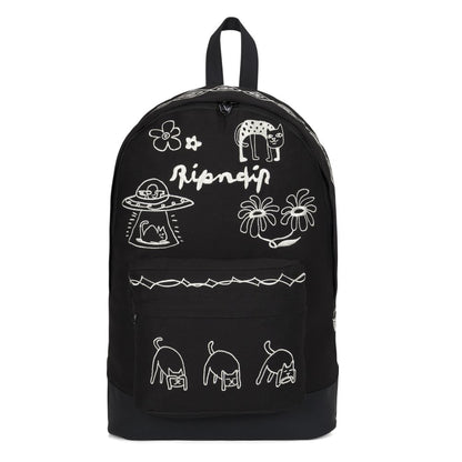 RIPNDIP BLONDED BACKPACK BLACK
