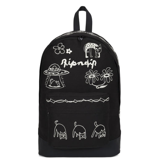 RIPNDIP BLONDED BACKPACK BLACK
