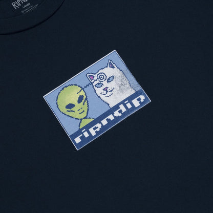 RIPNDIP BRAIN POWER TEE NAVY